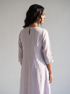 Lavender Bloom Cotton Dress