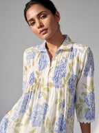 Blue Meadow Cotton Dress
