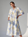 Blue Meadow Cotton Dress