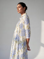Blue Meadow Cotton Dress