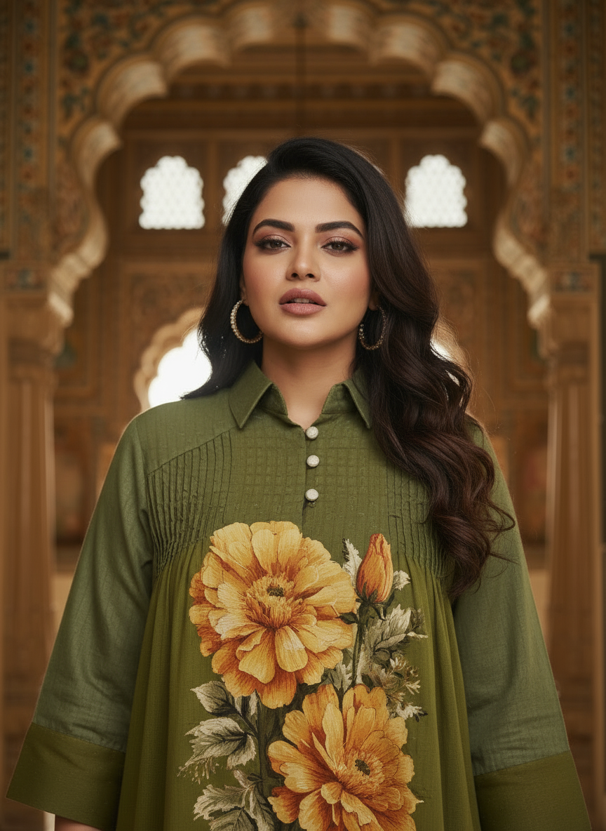 Heritage Floral Kurti