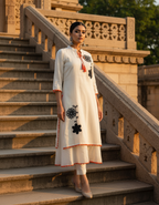 Ivory Charm Layered Kurti